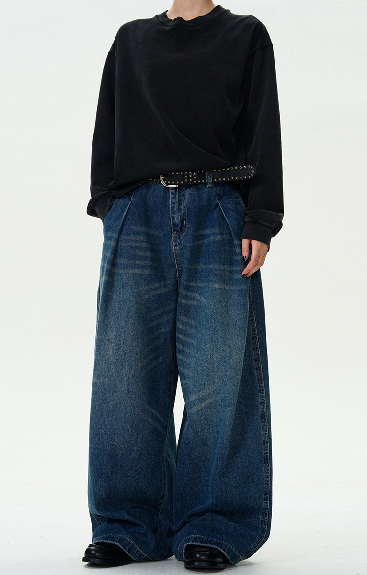 MADWITCH VINTAGE LOOSE-FIT JEANS #NB97