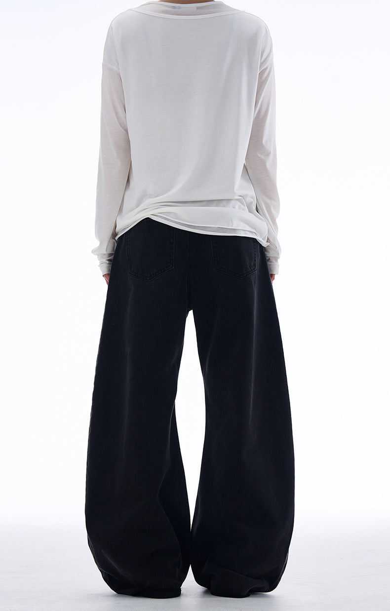 MADWITCH SCIMITAR-STYLE CASUAL JEANS #G6661