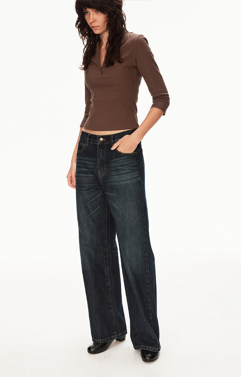 MADWIT AMERICAN STRAIGHT JEANS #GPC9773