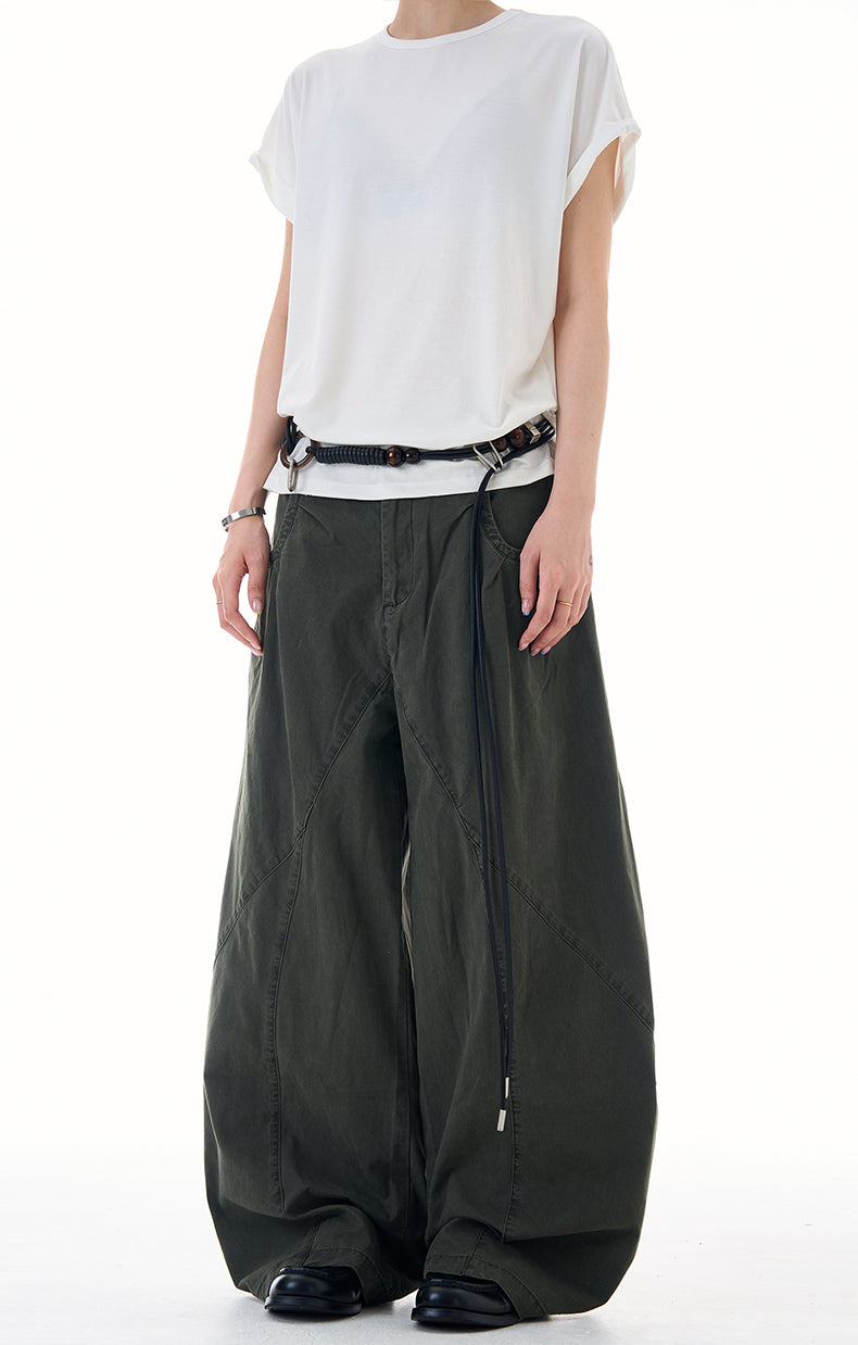 MADWITCH ASYMETRIC PANELED TROUSERS #CK6822