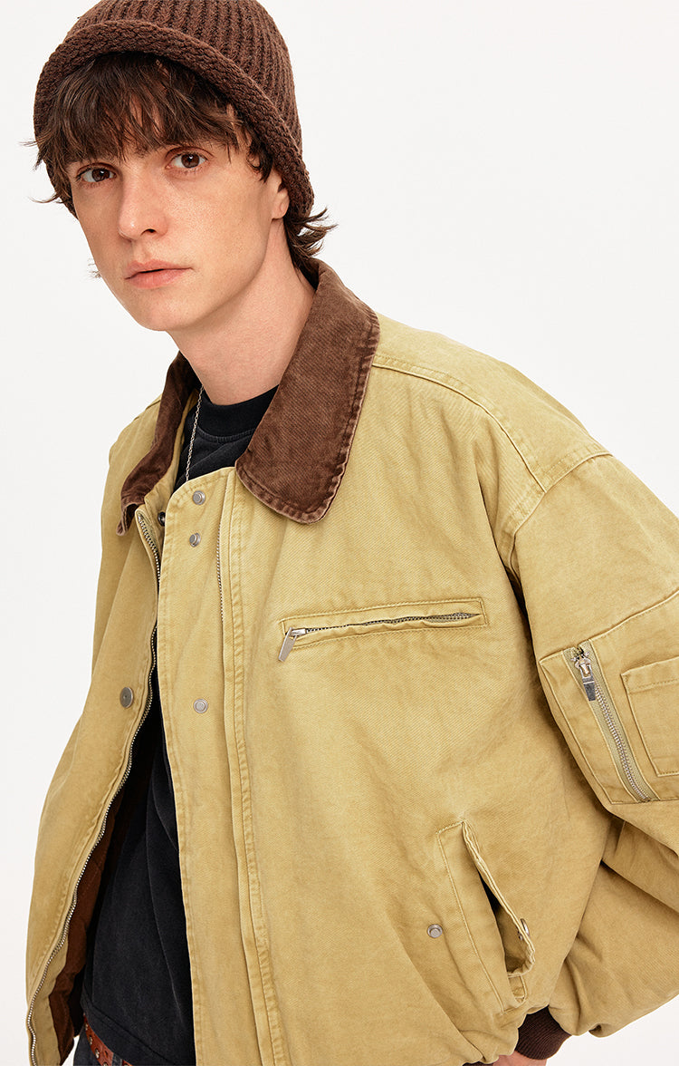 MADWITCH COLORBLOCK WORKWEAR BOMBER JACKET #CW1329
