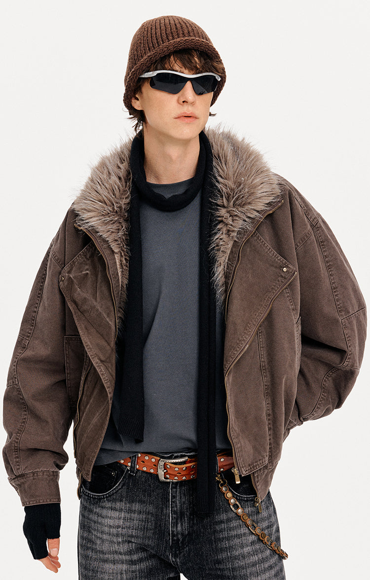MADWITCH DECONSTRUCTED WASHED WORK JACKET #880630