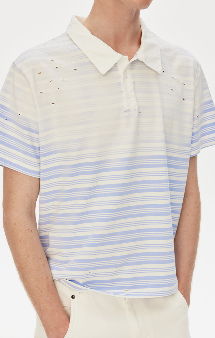 MADWITCH FADED STRIPE TEE #AW26004