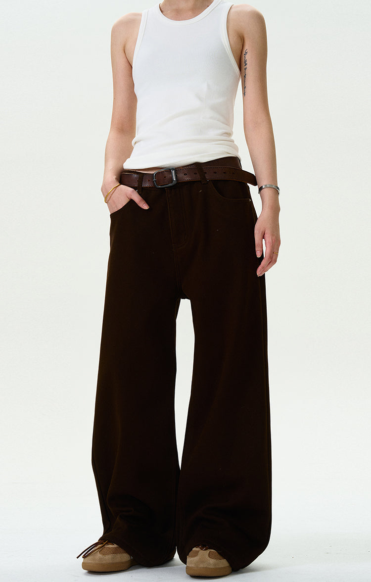 MADWITCH FLEECE-LINED FLARE JEANS #D1679