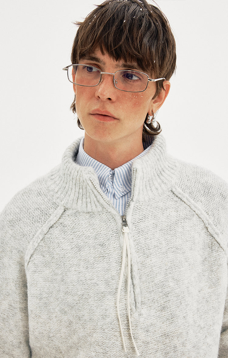 MADWITCH SPLIT NECK SWEATER #MFY238