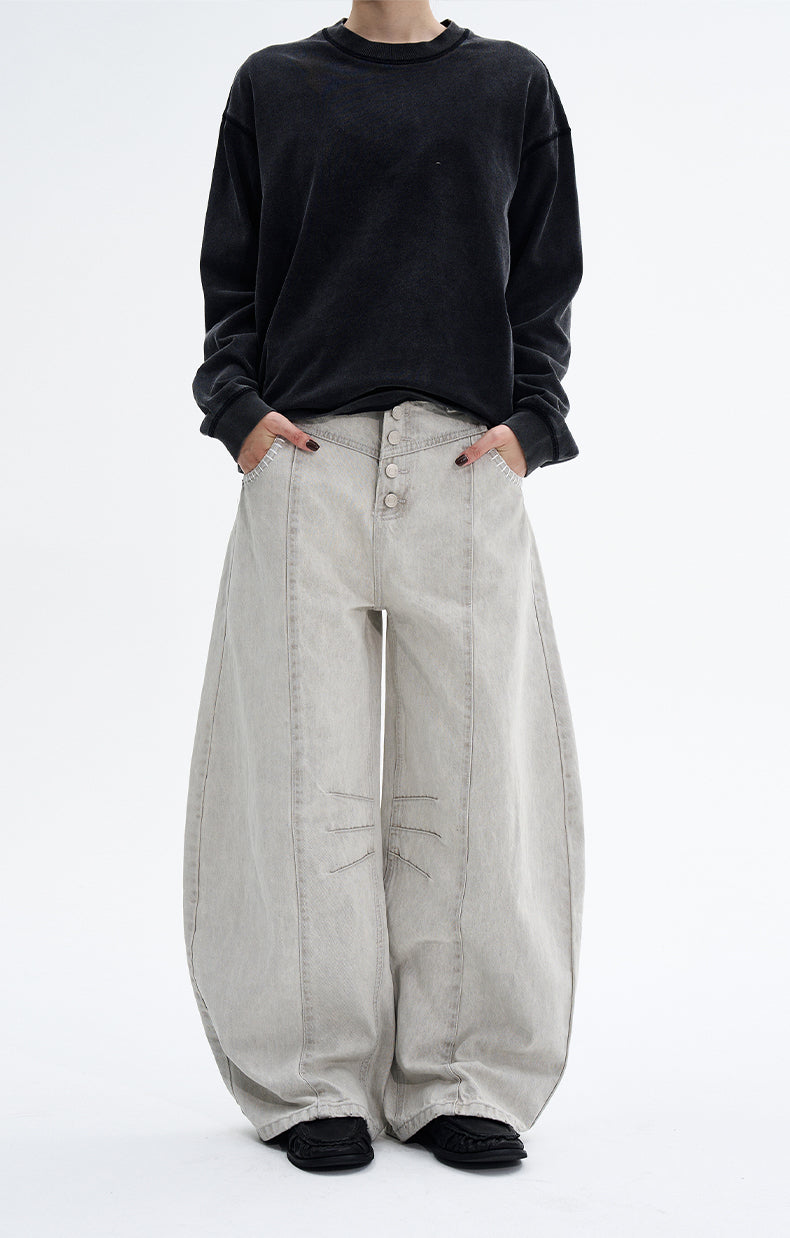 MADWITCH SNAP SLUNG TROUSERS #Z043