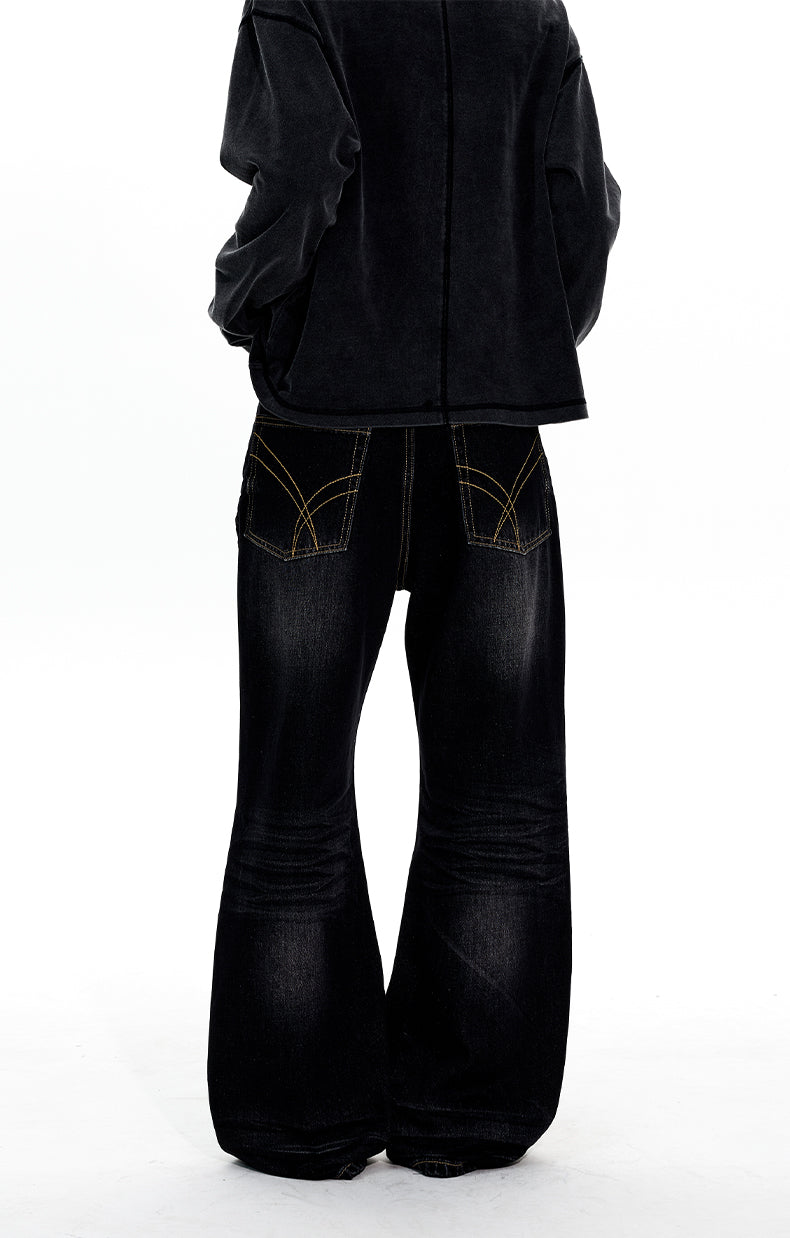 MADWITCH NARROW WASH FLARE JEANS #6118