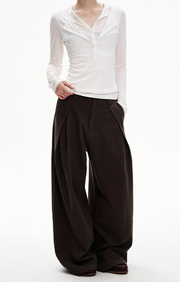 MADWITCH PLEAT DRAPE TROUSERS #UTU038