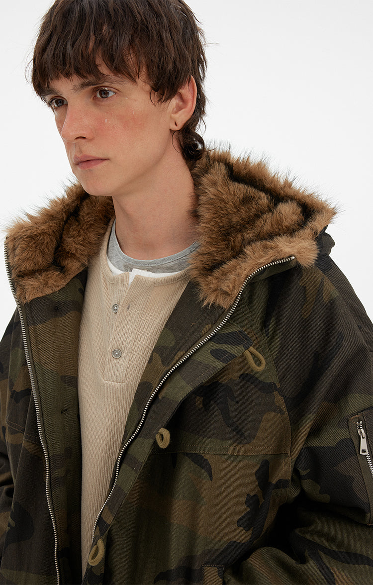 MADWITCH CAMO STREET PARKA JACKET #M1053