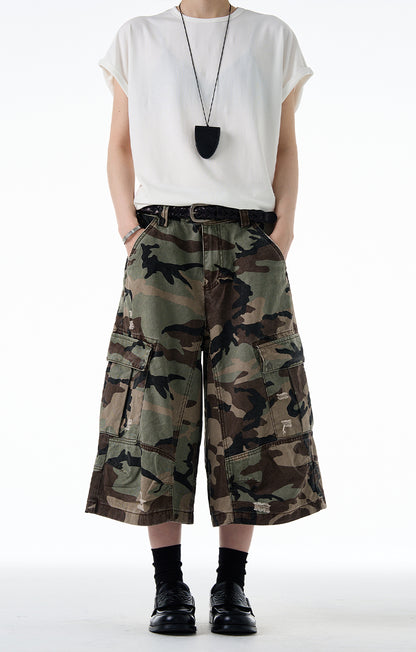 MADWITCH DISTRESSED CAMO CARGO #CK3512D