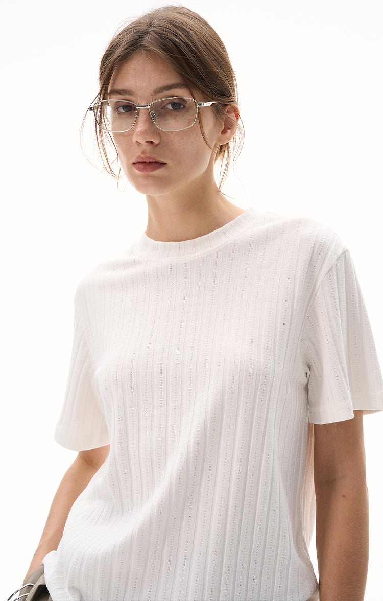 MADWITCH CLASSIC CREW KNIT TSHIRT #R2409