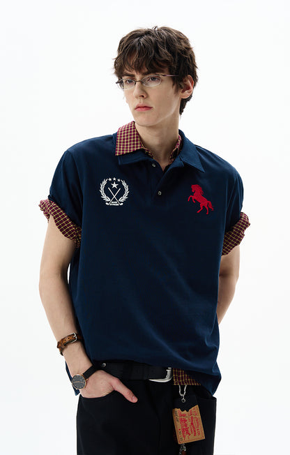MADWITCH BADGE EMBROIDERED POLO #251388