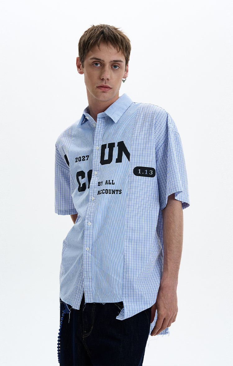 MADWIT RAW EDGE SHIRT #SS328