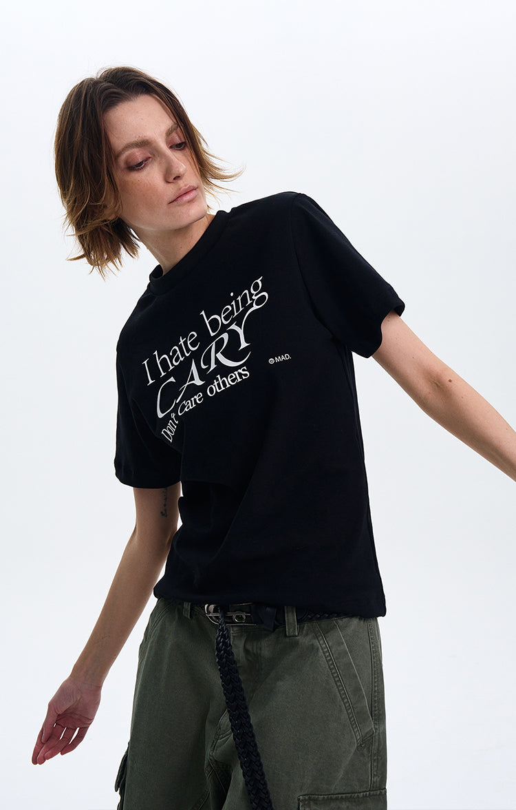 MADWITCH CREW NECK CASUAL SHORT-SLEEVE T-SHIRT #MD4125
