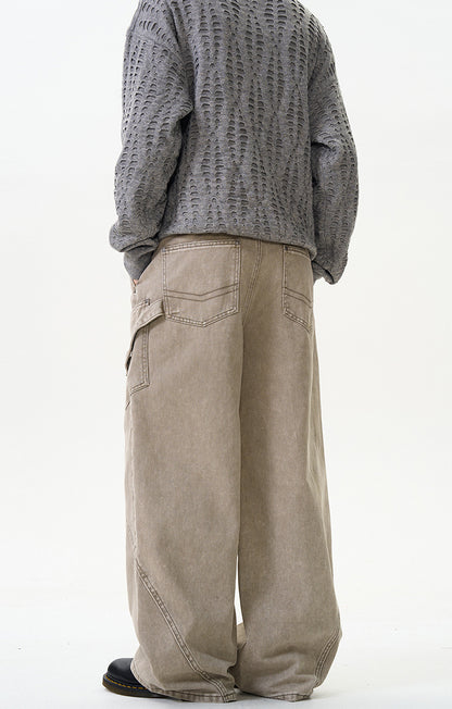 MADWITCH WASHED VINTAGE CARGO PANTS #CK3338