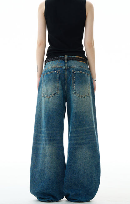 MADWITCH DECONSTRUCTED BAGGY JEANS #G6845