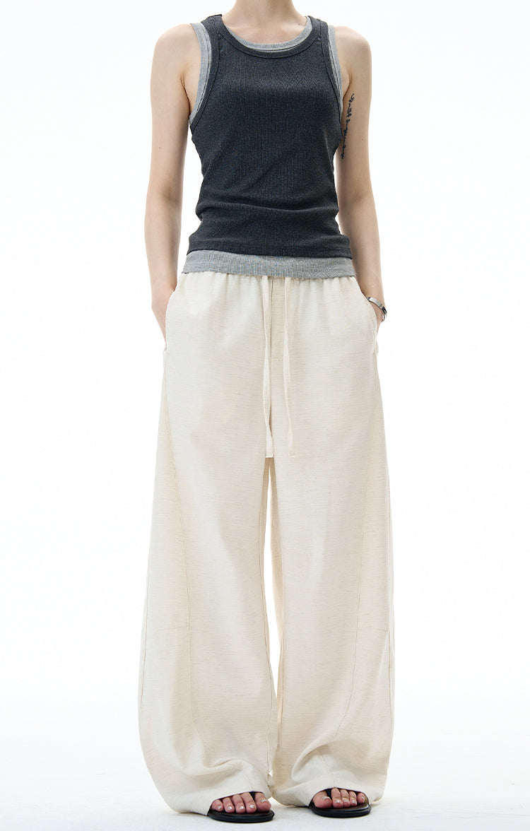MADWITCH MINIMALIST WIDE LEG PANTS #DS2512