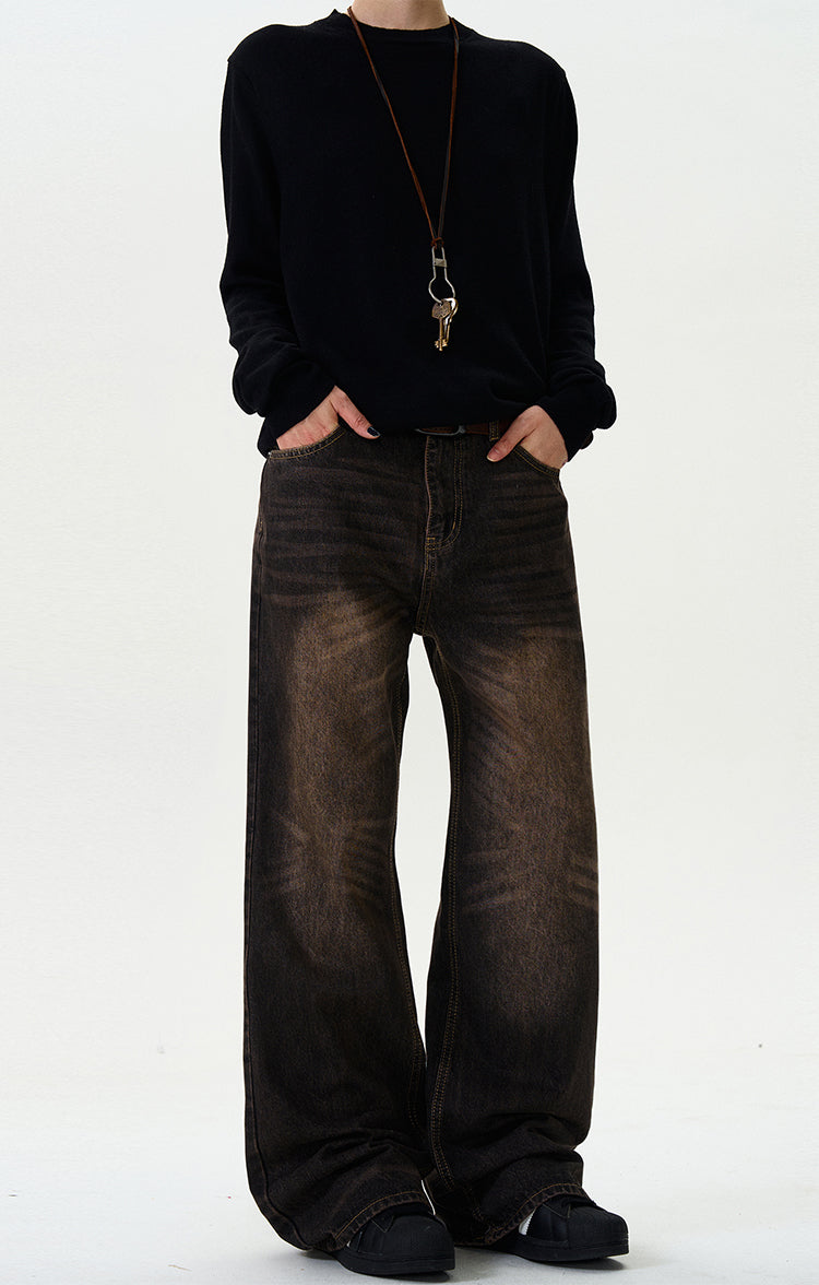 MADWITCH RETRO FLARED JEANS #G903