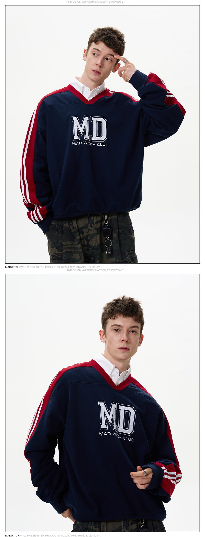 MADWITCH ORIGINAL SPORTY SWEATSHIRT #MD3610