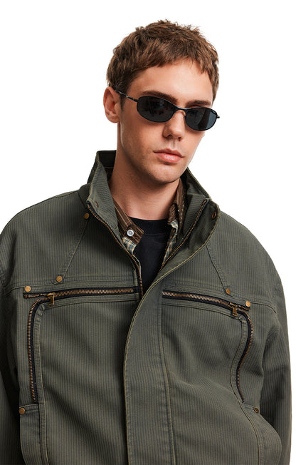 MADWITCH ZIP STRIPE JACKET #251502