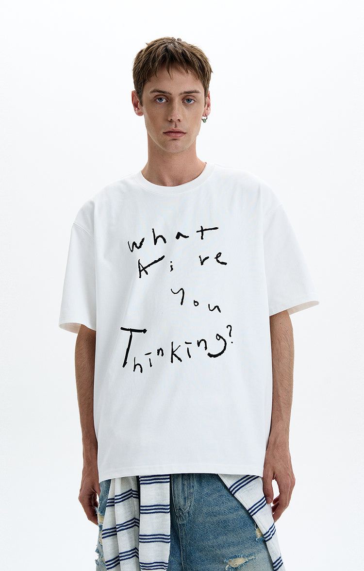 MADWITCH HAND DRAWN GRAPHIC TEE #UT007