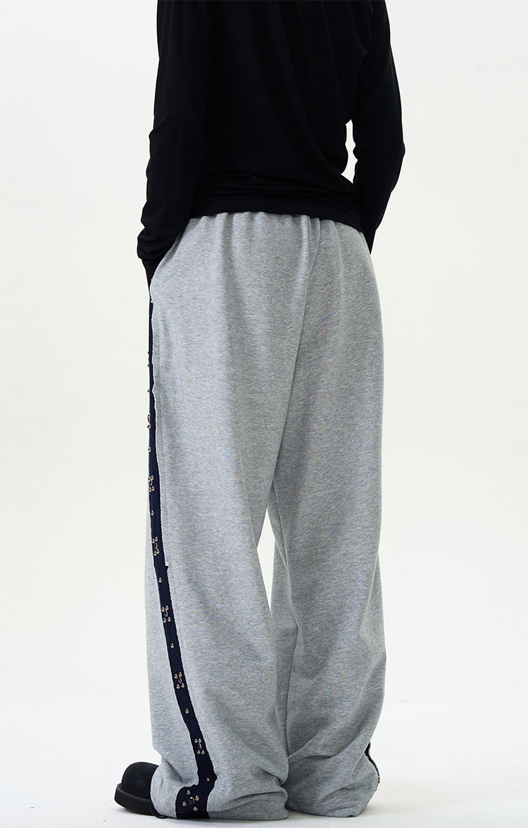 MADWITCH STRIPED CASUAL PANTS #CK6598