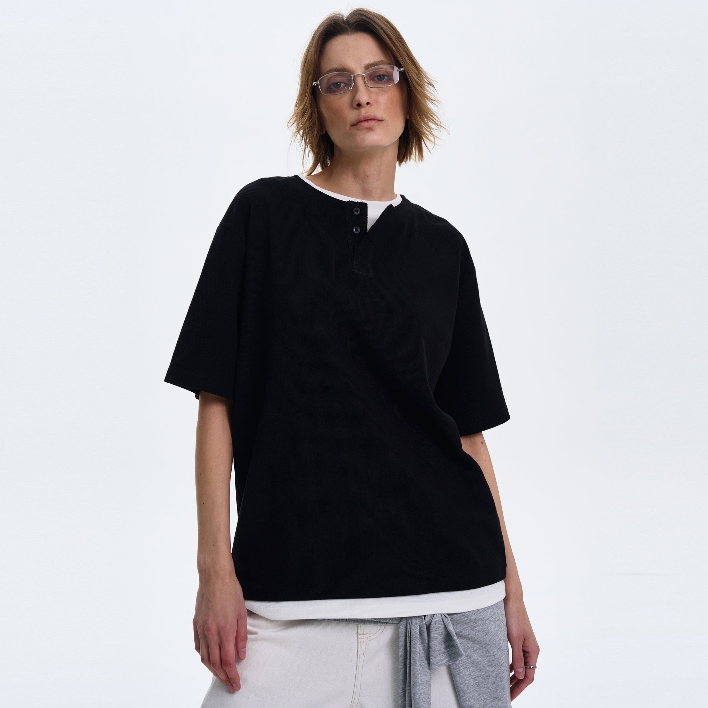 MADWITCH LAYERED DESIGN SHIRT #AW2549
