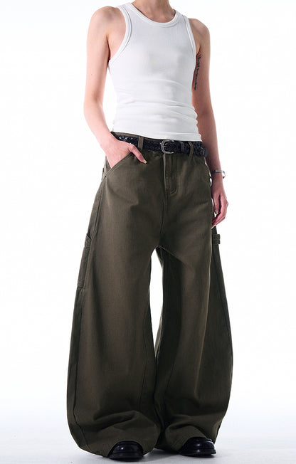 MADWITCH MAILLARD WIDE-LEG PANTS #DR6301