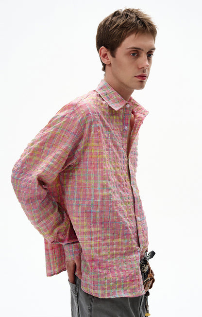 MADWITCH UNISEX BUBBLE COTTON LONG SLEEVE SHIRT #CR6218