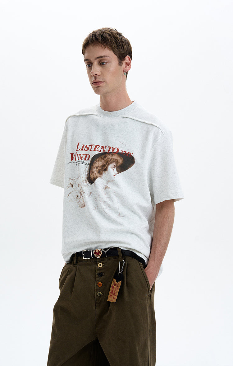 MADWIT VINTAGE GRAPHIC TEE #25081