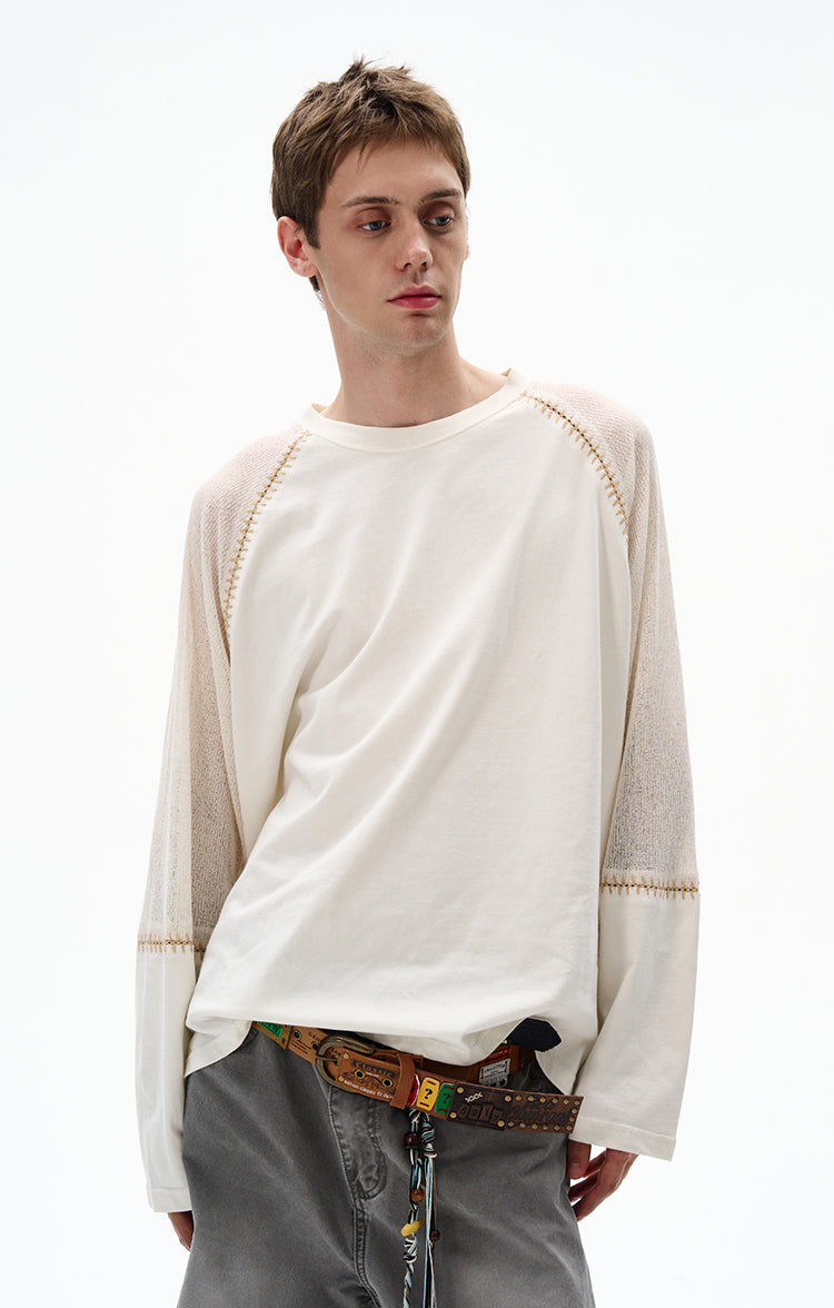 MADWITCH CONSTRUCTION KNIT TOP #OY2516