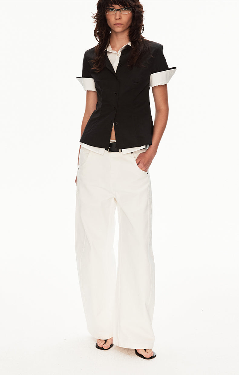 MADWIT PATCHWORK UTILITY PANTS #CK6950