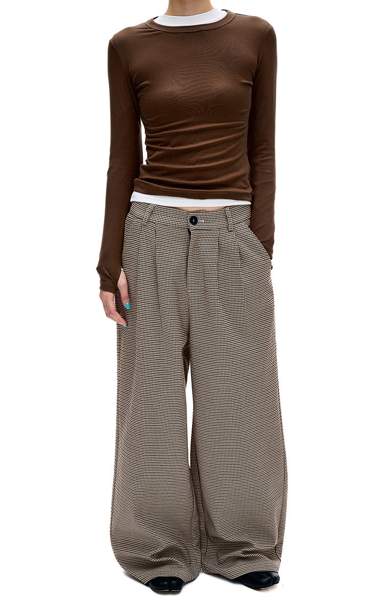 MADWITCH DOGTOOTH PATTERN PANTS #OM6503