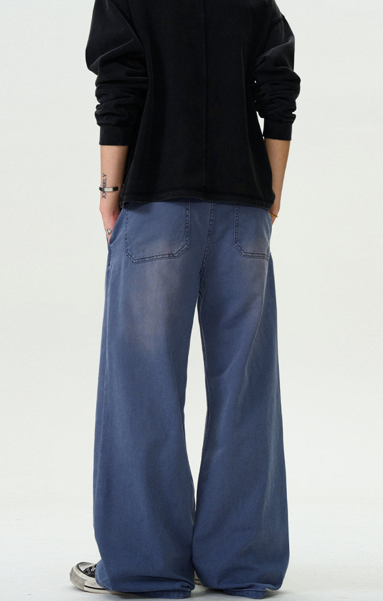 MADWITCH INSIDE-OUT WASHED DENIM PANTS #CK3369