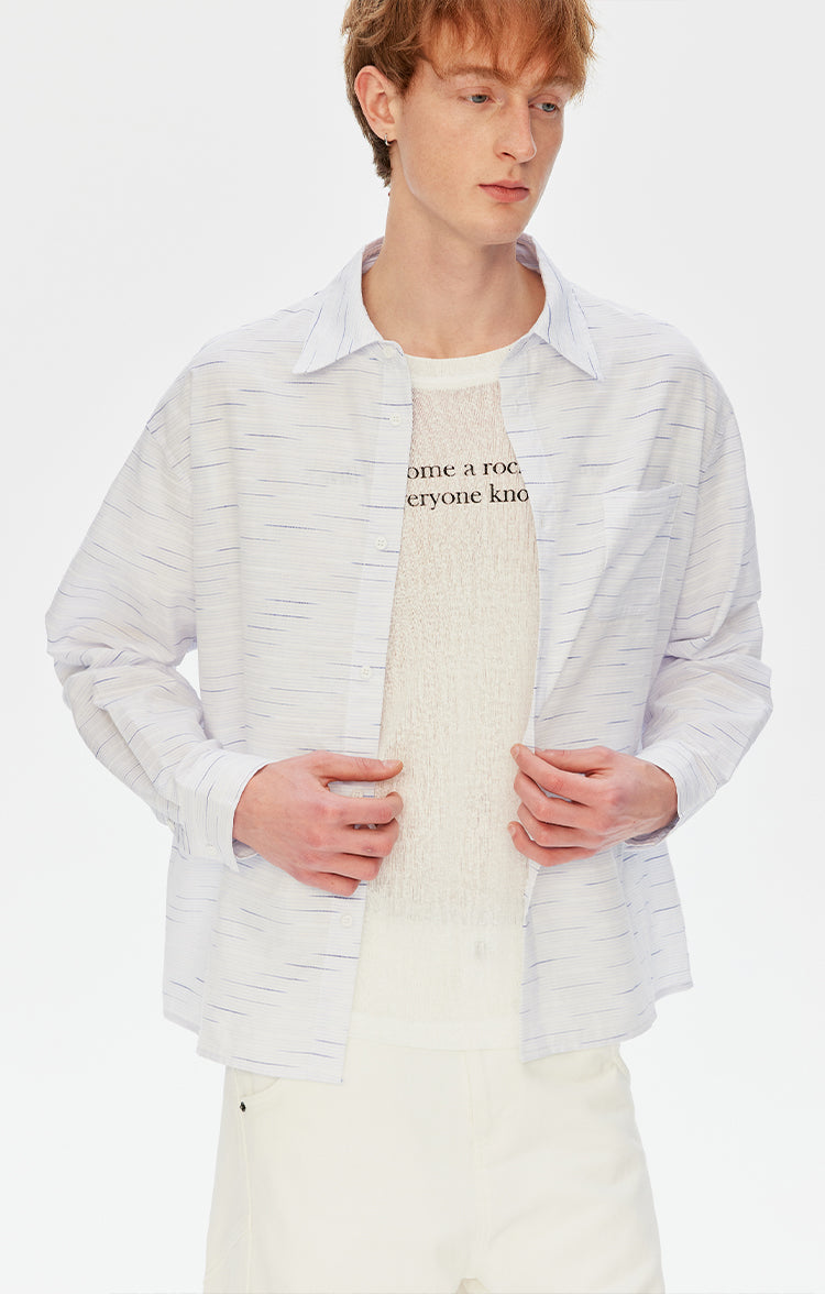 MADWITCH GRADIENT STRIPE SHIRT #RC95