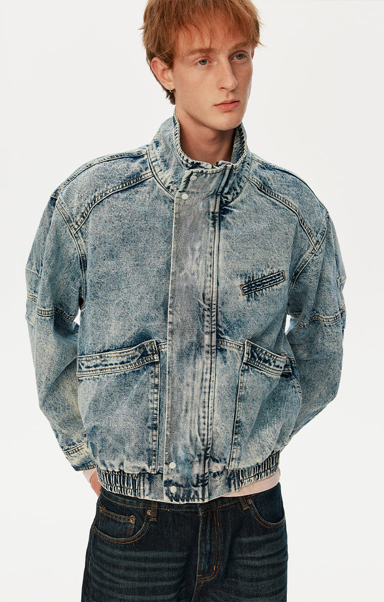 MADWITCH FADED DECONSTRUCTED JACKET #Z2711