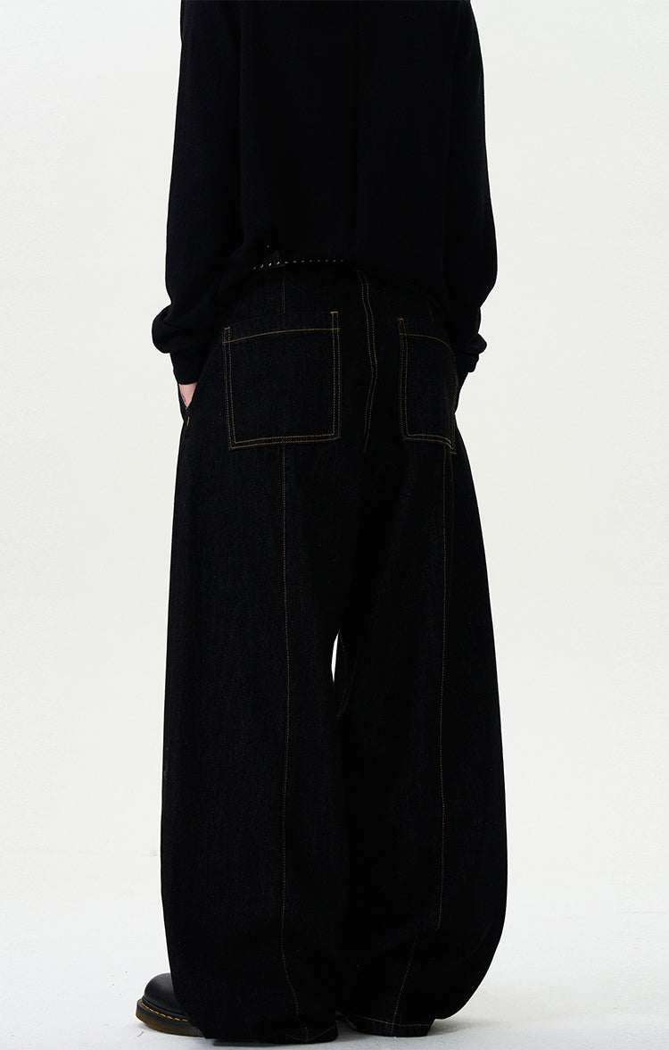 MADWITCH 3D LOOSE FIT DENIM JEANS #CK9378