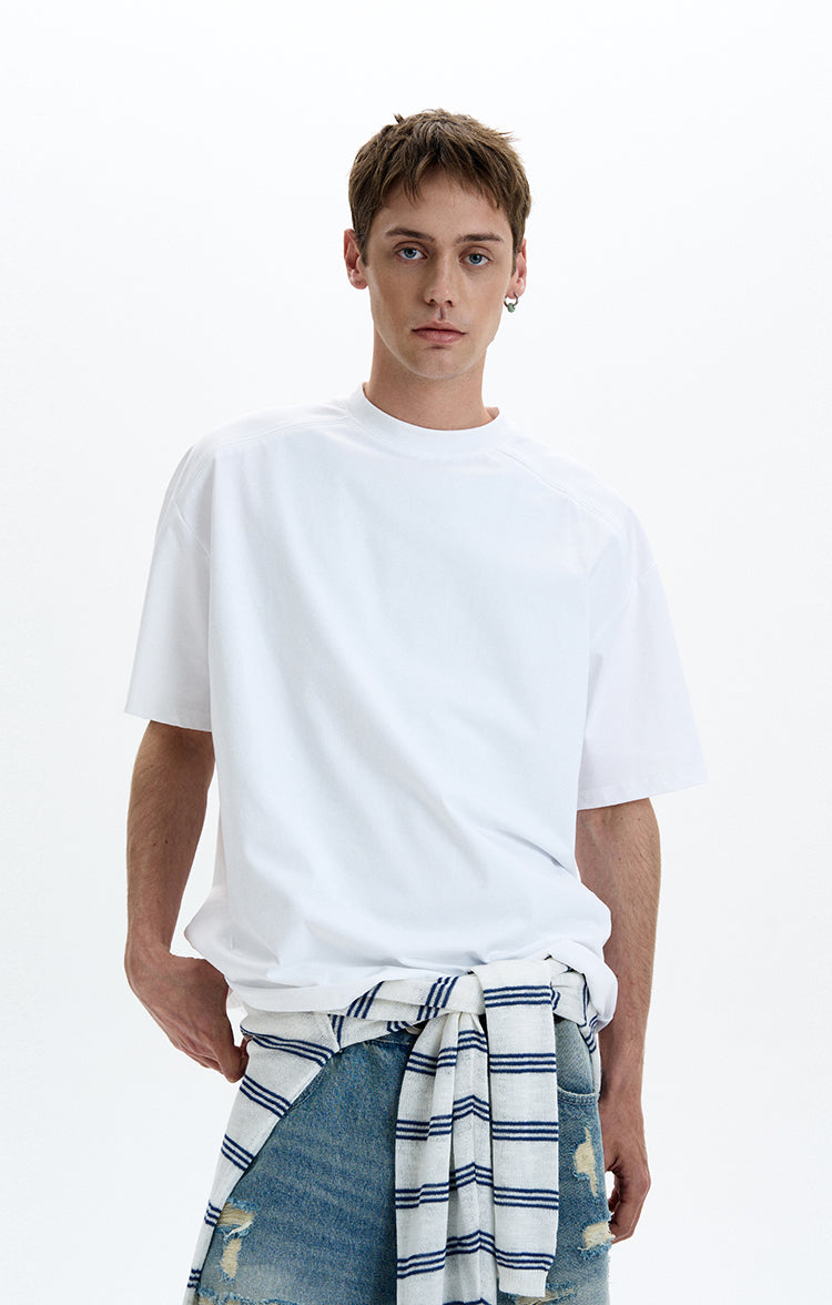 MADWITCH MINIMAL COLLAR TEE #241301