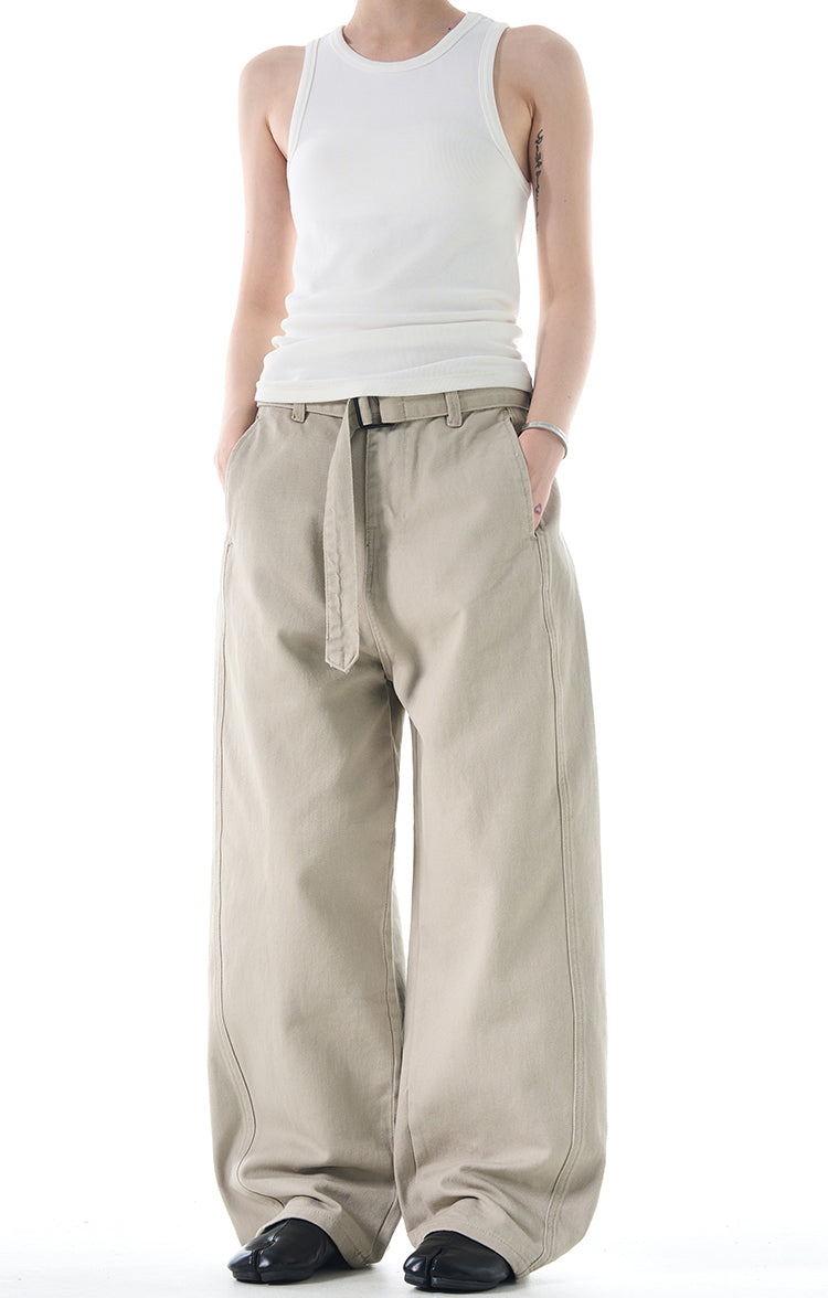 MADWITCH STRAIGHT LEG LONG WAISTBAND WORK PANTS #G6636