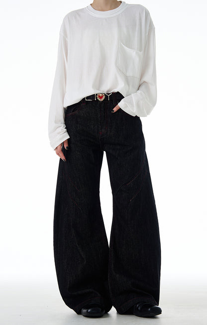 MADWITCH VINTAGE ANKLE-WRAP DENIM #G6697