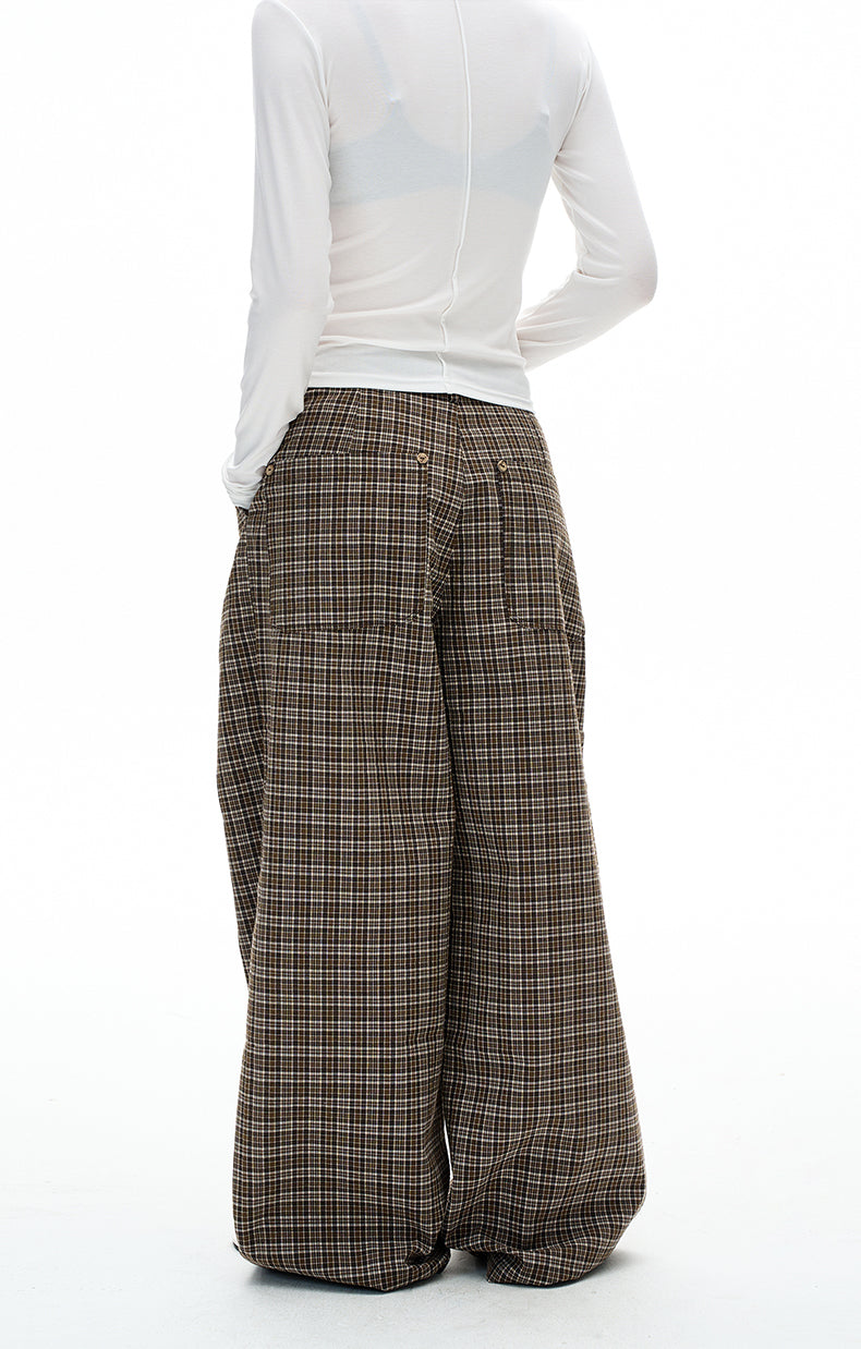 MADWITCH PLEAT TWEED PANTS #C950