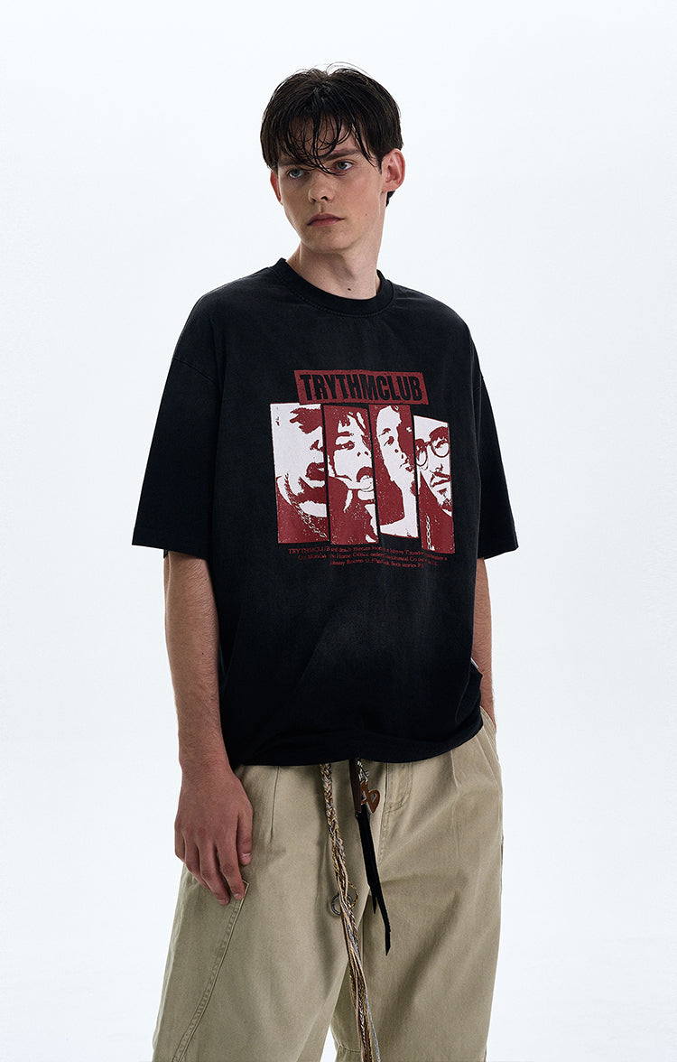 MADWITCH VINTAGE LOOSE FIT T-SHIRT #27304