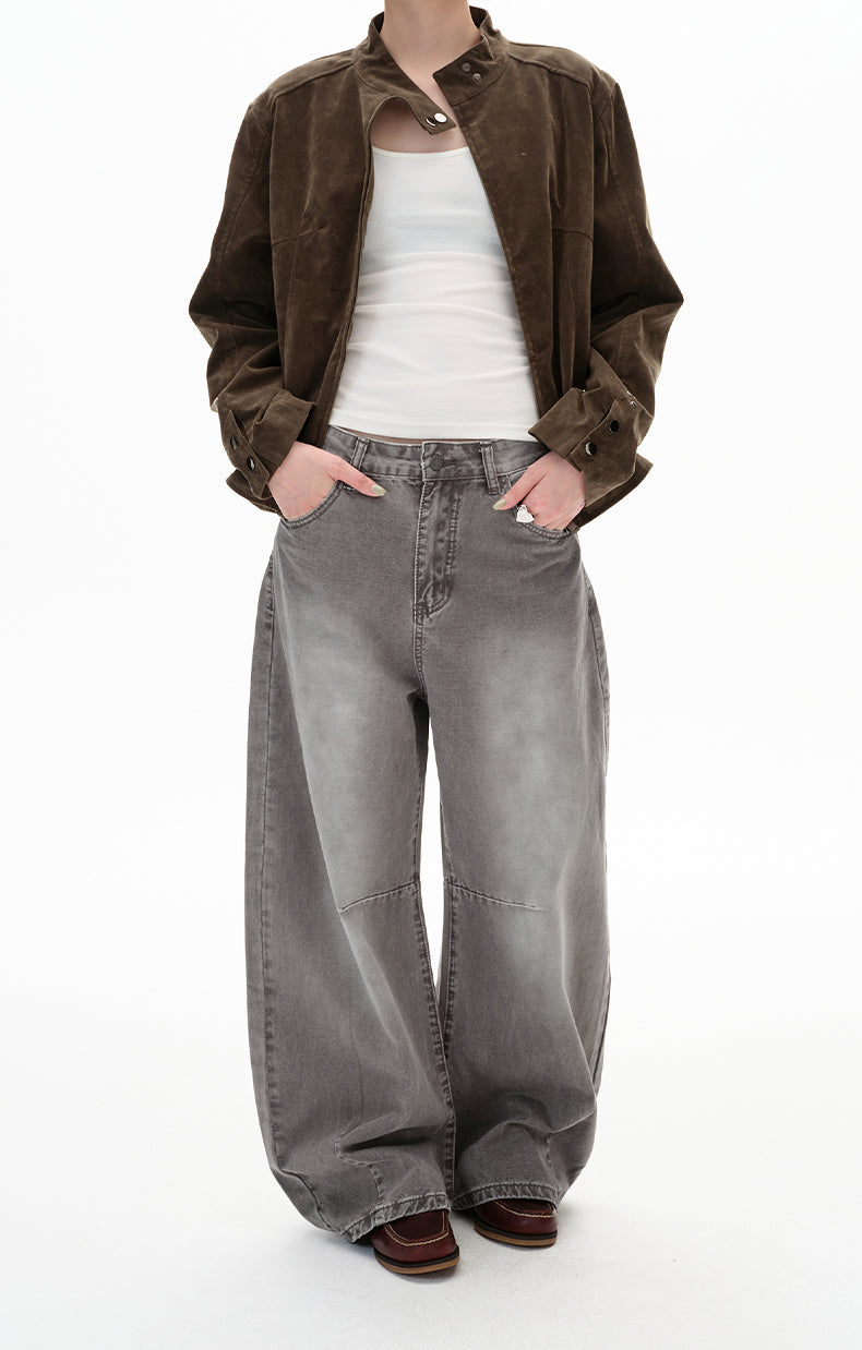 MADWITCH VINTAGE SLUNG JEANS #F9058
