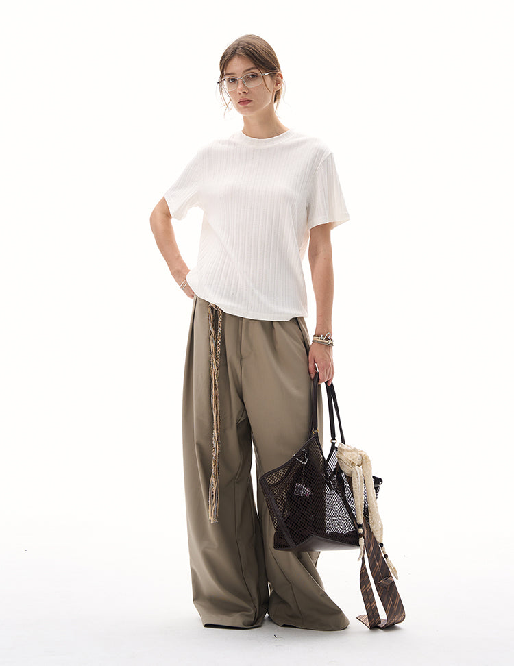 MADWITCH CLASSIC CREW KNIT TSHIRT #R2409