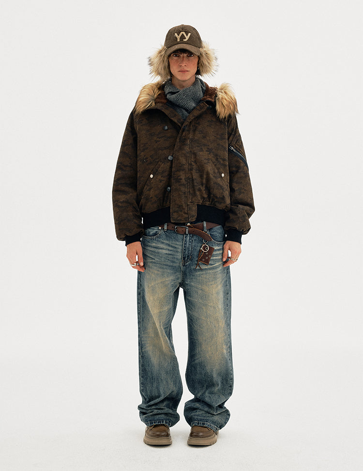 MADWITCH CAMO SHEAR PARKA #AW25123
