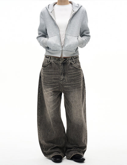 MADWITCH VINTAGE WASHED CARGO JEANS #GPC5518