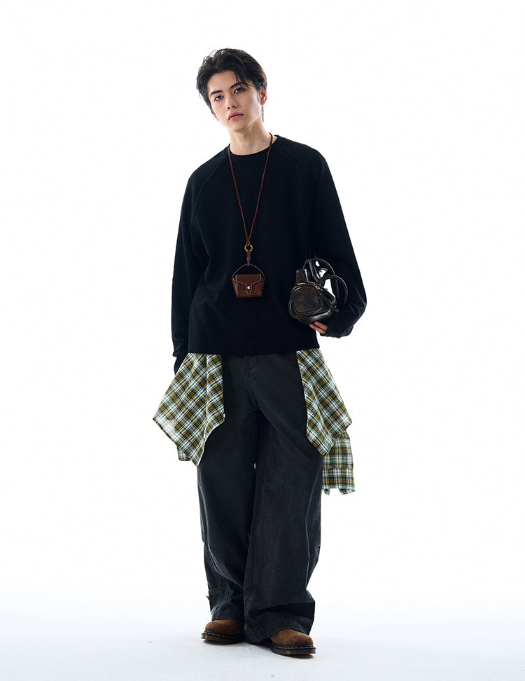 MADWITCH CASUAL LIGHTWEIGHT SWEATSHIRT #L310Q24