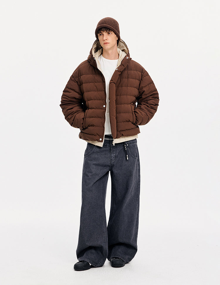 MADWITCH QUILTED HOODED DOWN JACKET #880651