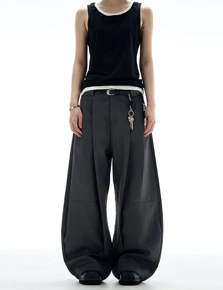 MADWITCH WIDE LEG BAGGY SUIT PANTS #CK6680