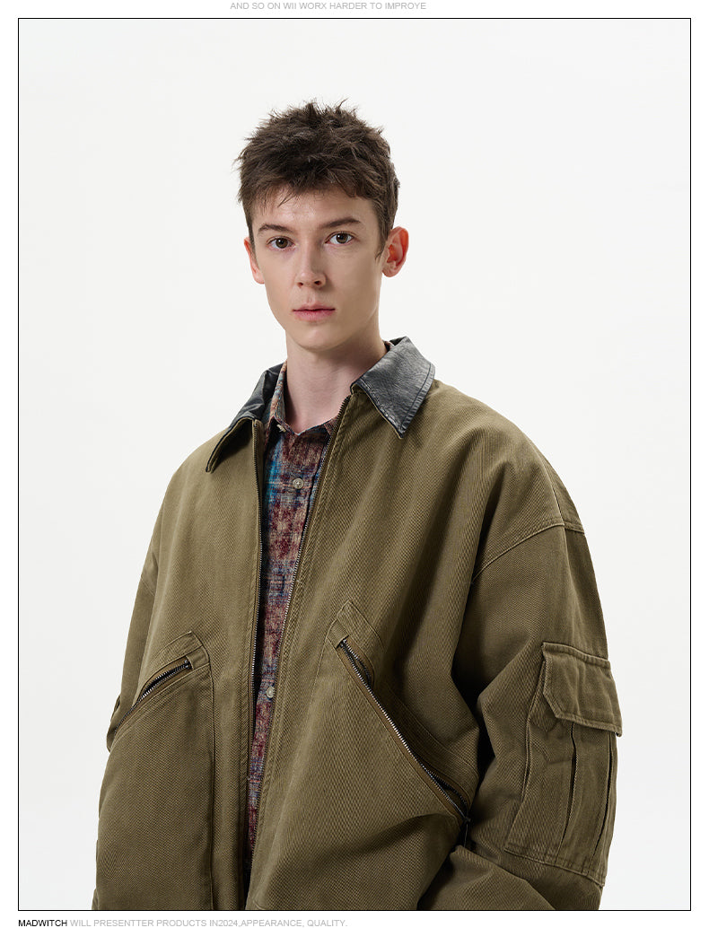 MADWITCH WASHED WORKWEAR JACKET #1155